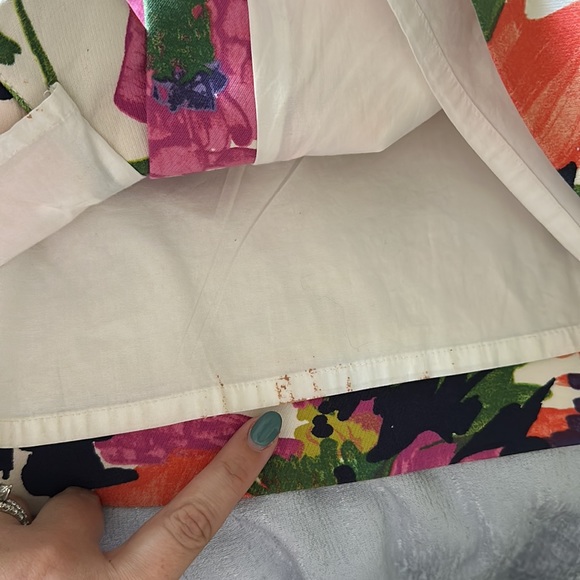 J. Crew Floral Pencil Skirt - Size 4 - Picture 5 of 5